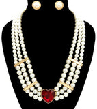 valentines jewelry set