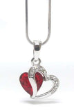 valentines day heart necklace