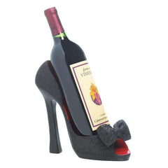 shoe wine bottle holder
