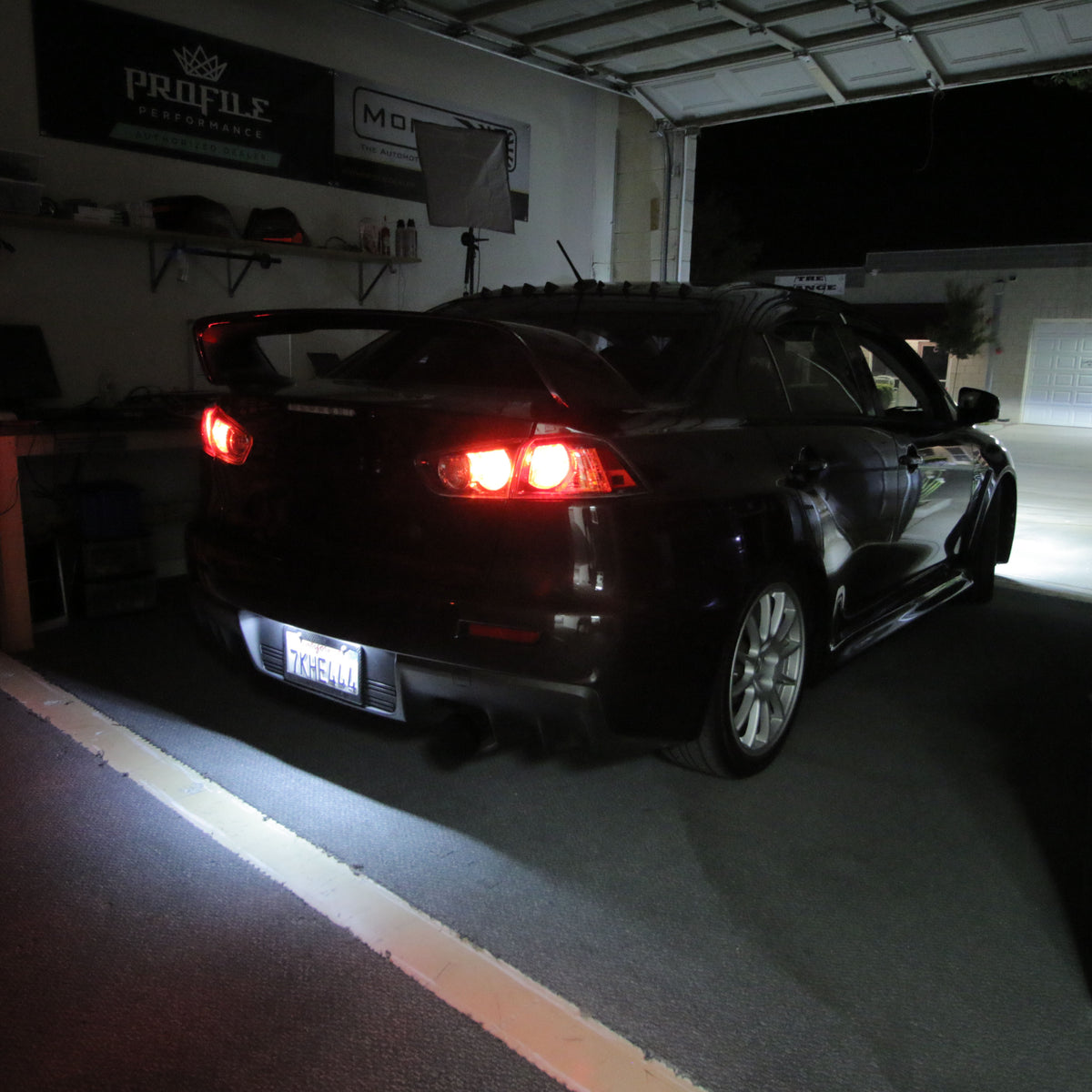 Mitsubishi Evo X LED License Plate 