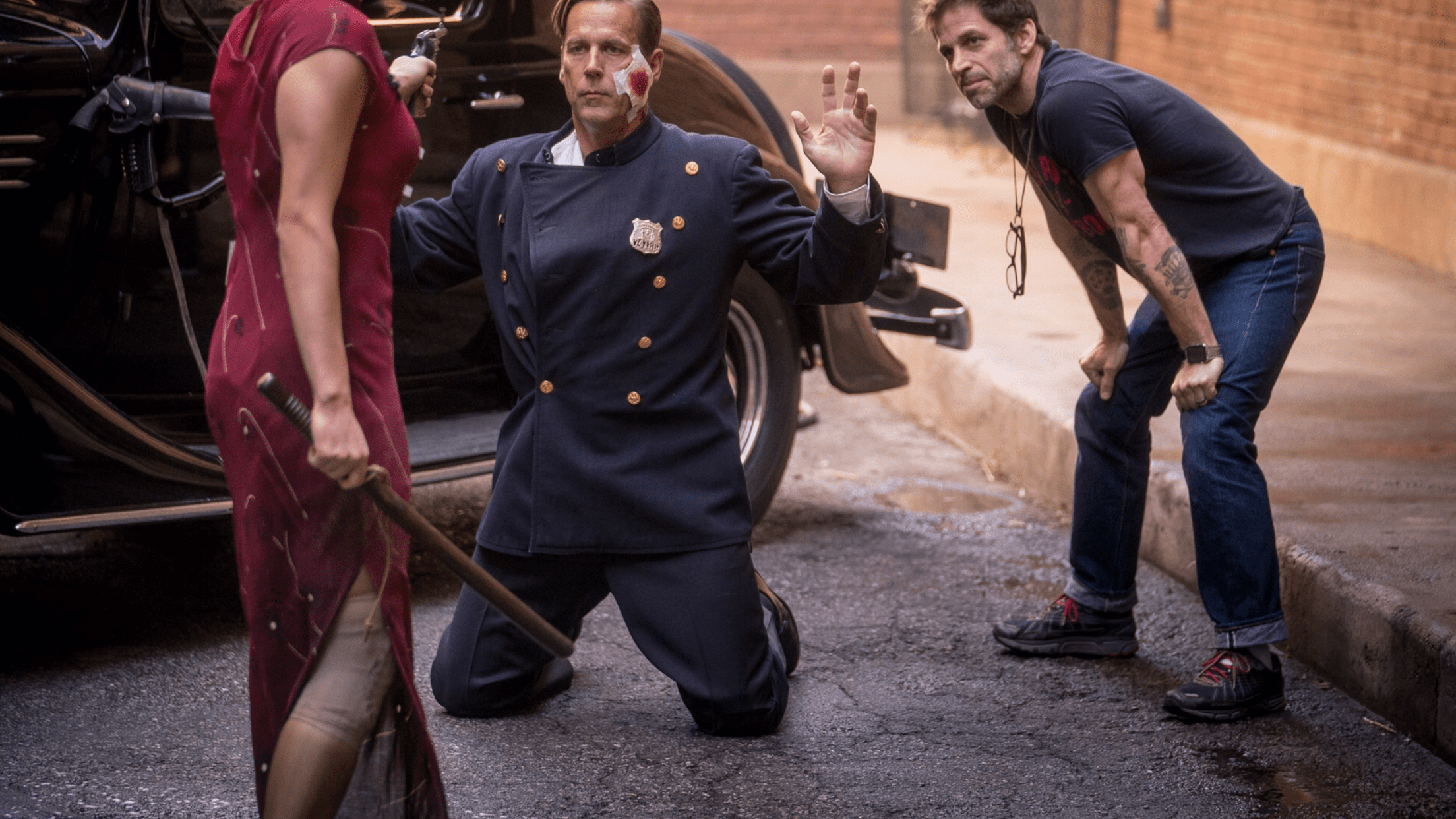 Zack Snyder uses Beastgrip Pro for iPhone film Snow Steam Iron