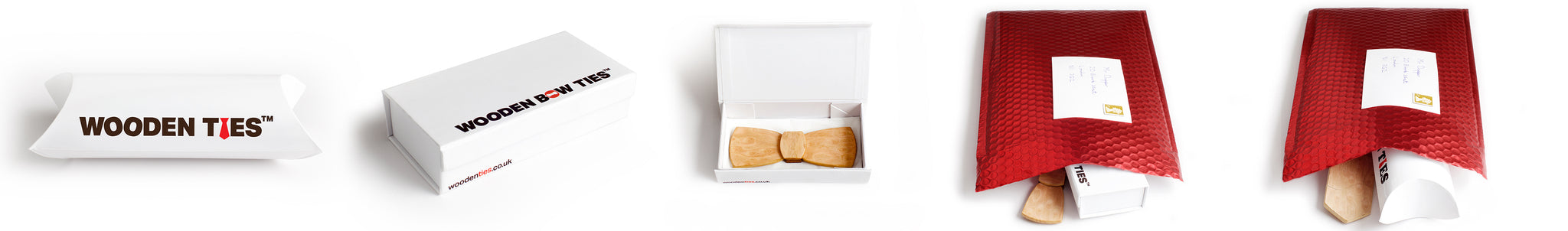 Wooden Bow Tie packaging 