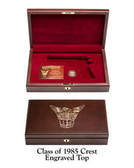 West Point Class of 1985 Solid Top Pistol Display Case