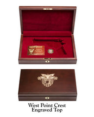 West Point Class of 1985 Pistol Display Case West Point Crest