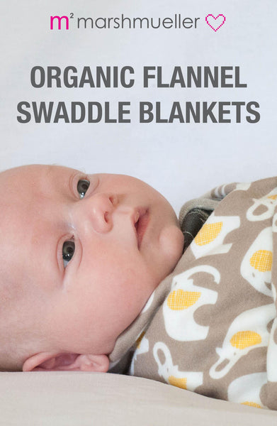 Organic Flannel Swaddle Blankets