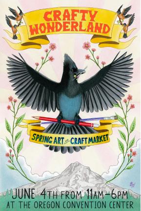 Crafty Wonderland Spring 2016 poster