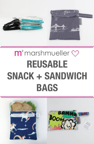 MarshMueller Reusable Snack and Sandwich Bag