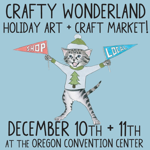 Crafty Wonderland Holiday Art + Craft Market 2016 MarshMueller