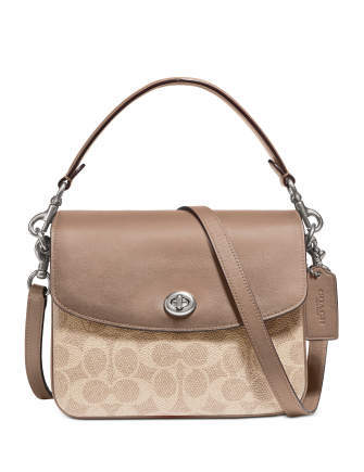 coach coated canvas signature cassie crossbody