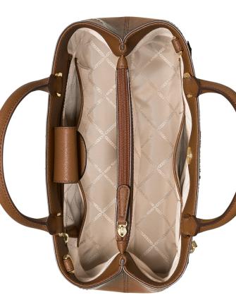 hailee crossgrain leather satchel