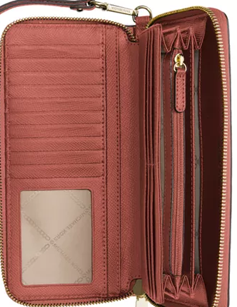 mk jet set travel wallet