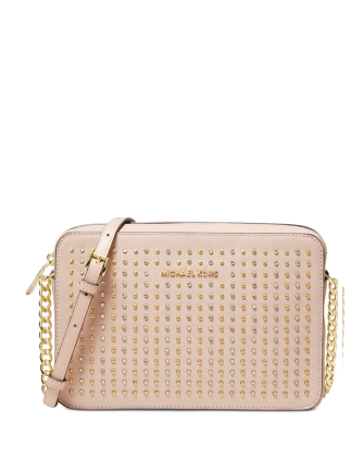 michael kors studded leather crossbody