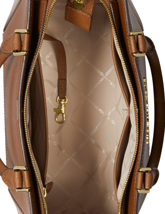 mk saffiano leather satchel