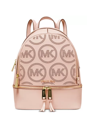 michael kors rhea small leather backpack