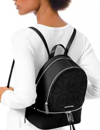 michael kors mini backpack black