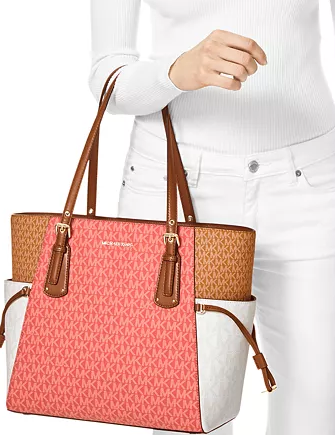 michael kors voyager east west signature tote