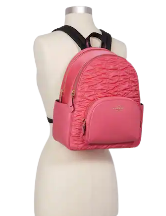 coach court backpack with ruching