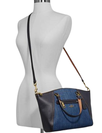 coach denim prairie satchel