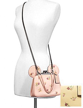 coach minnie mouse crossbody bag