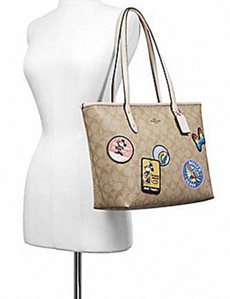 city zip tote in signature canvas