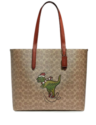 coach holiday tote