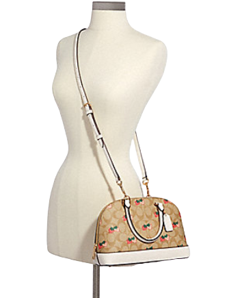 coach mini sierra satchel strawberry