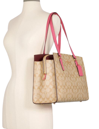 coach tatum carryall in signature canvas