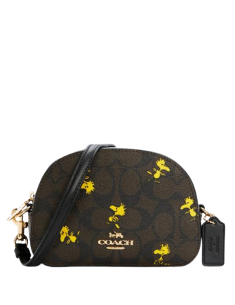 coach pebbled leather shoulder bag