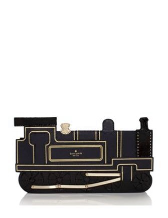 kate spade train clutch