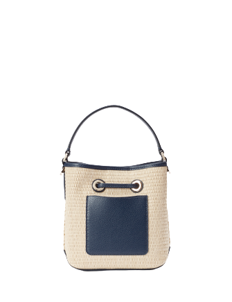 kate spade eva straw small bucket