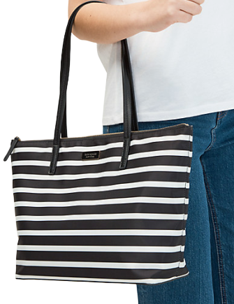 hayden sailing top zip tote