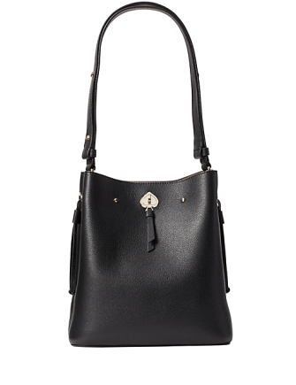 kate spade black bucket bag