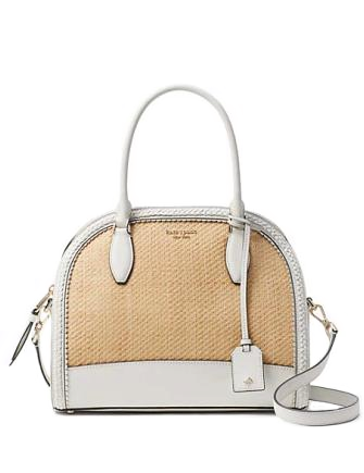 cassy ottoman stripe tote