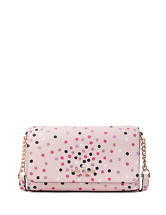 staci festive confetti small flap crossbody