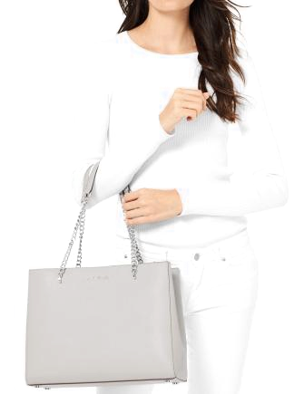 michael michael kors ellis signature shoulder tote