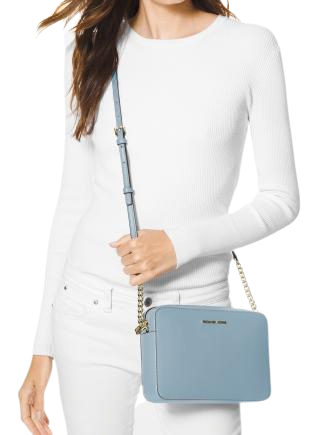 jet set east west crossgrain leather crossbody