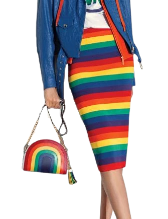 michael kors rainbow dress