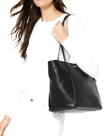 michael kors large black tote