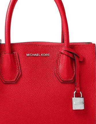 michael kors mercer medium red