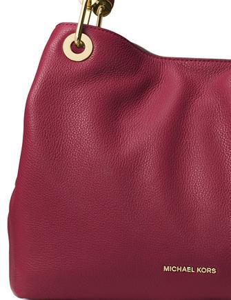 michael kors raven large leather shoulder bag