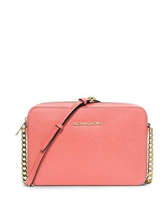 michael kors jet set crossbody pink