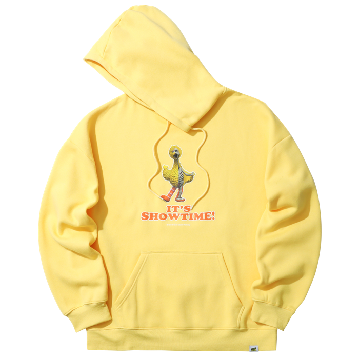 big yellow hoodie