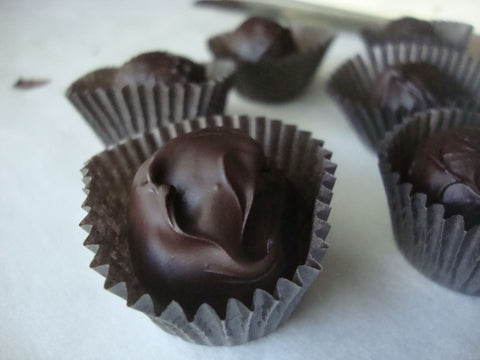 delicious chocolate truffle