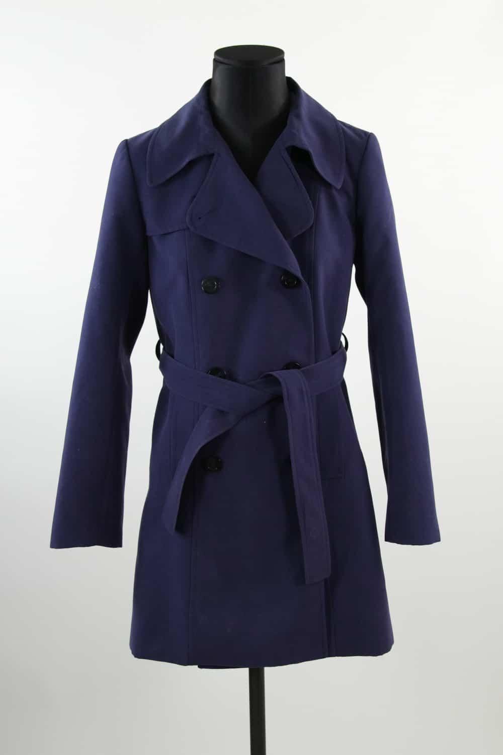 tara jarmon manteau bleu