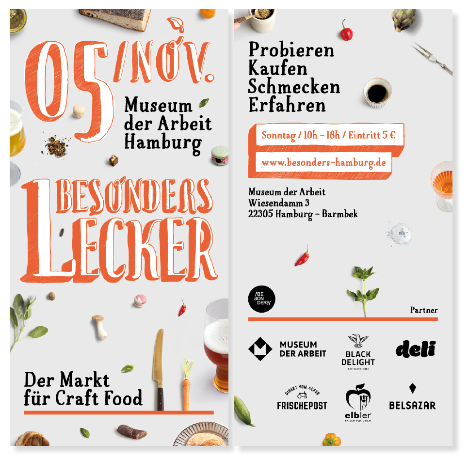 Markt für Craft Food in Hamburg am 5. November 2017