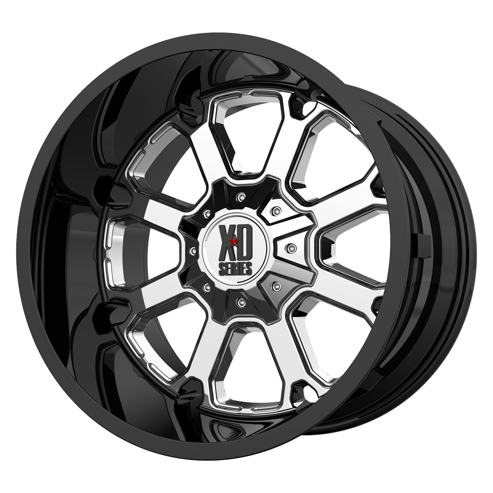 Xd Xd825 Buck 25 Pvd Center Gloss Black Lip 20x9 18mm Offset Xd82529