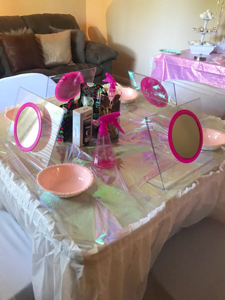 LOL doll spa party face mask station