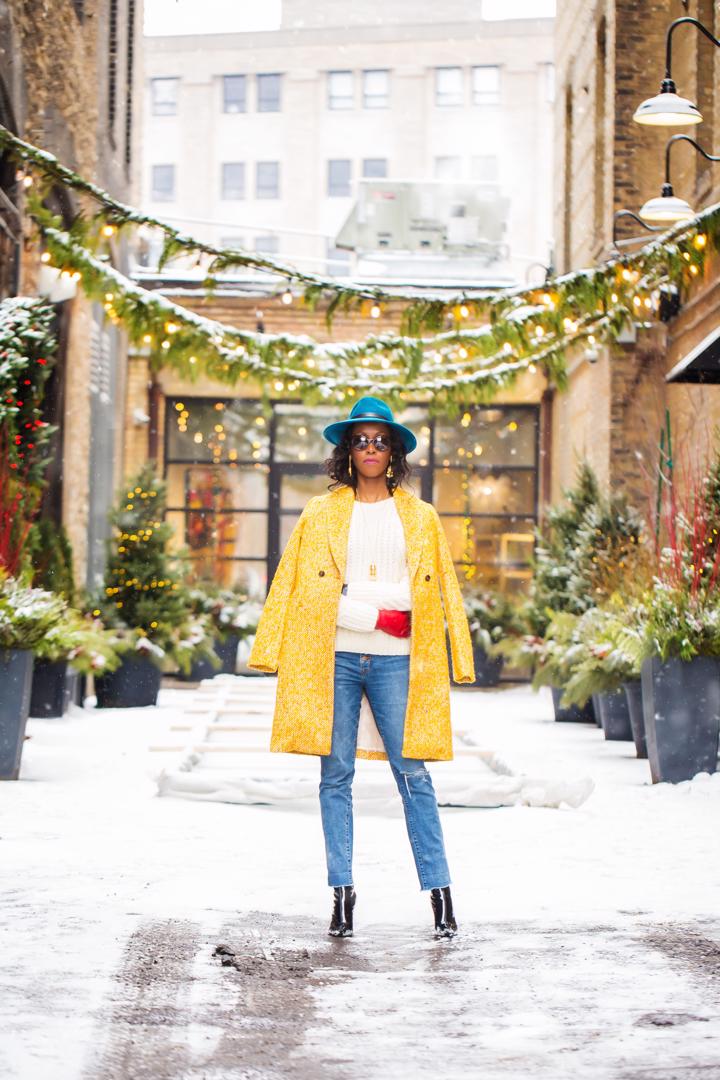 J.Crew-Coat-Sweater-Sunglasses-BCBG-Hat-Gloves-Giuseppe Zanotti-Boots