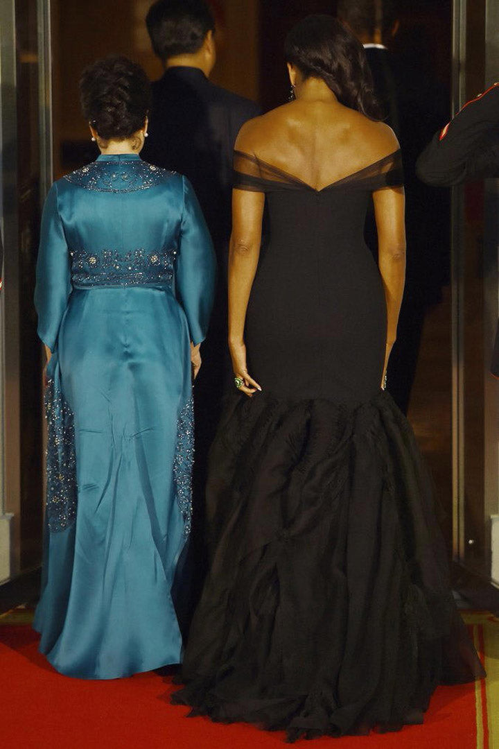 Michelle-Obama-in-Vera-Wang-Gown-China-State-Dinner-2015-Back