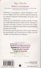 POE, EDGAR ALLAN. Histoires extraordinaires